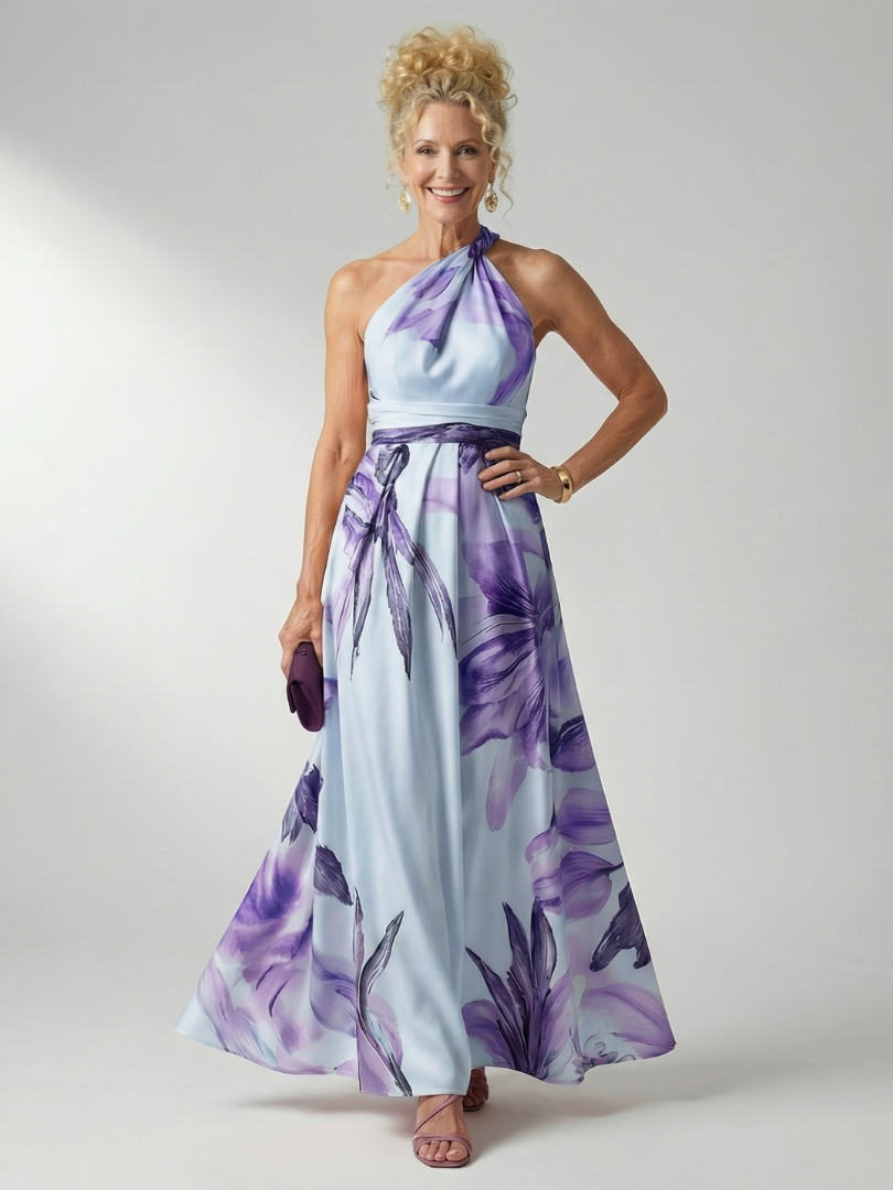 Amiel™ Abito Maxi Floreale Leggero