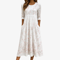 Abito Midi Everyday Cherry Blossom Grace
