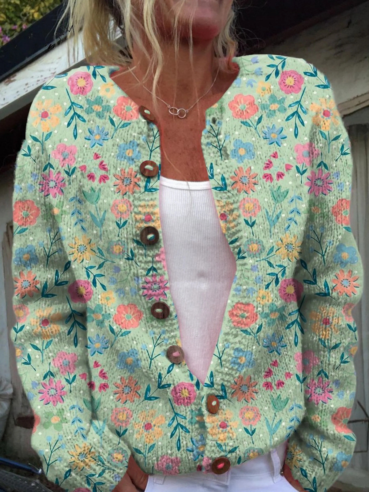 Foxfield™ | Cardigan floreale vintage da donna