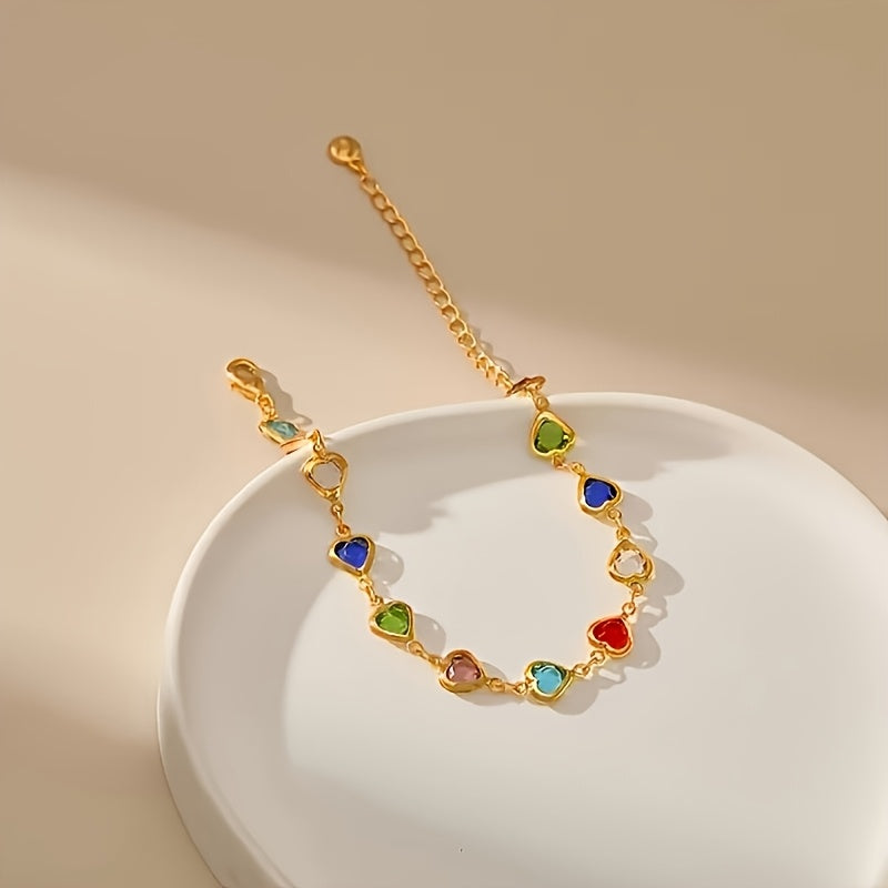 Bracciale a forma di cuore unico