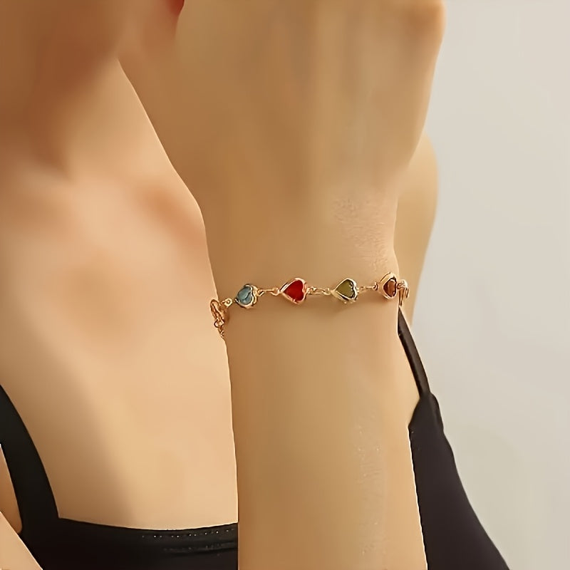 Bracciale a forma di cuore unico