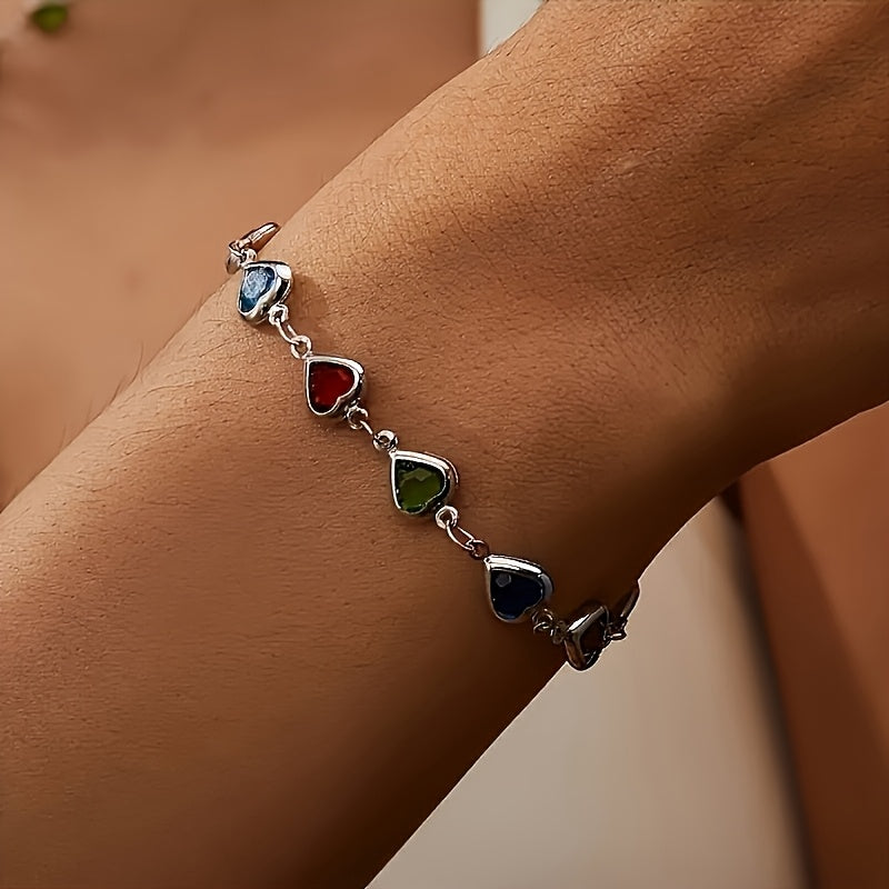 Bracciale a forma di cuore unico