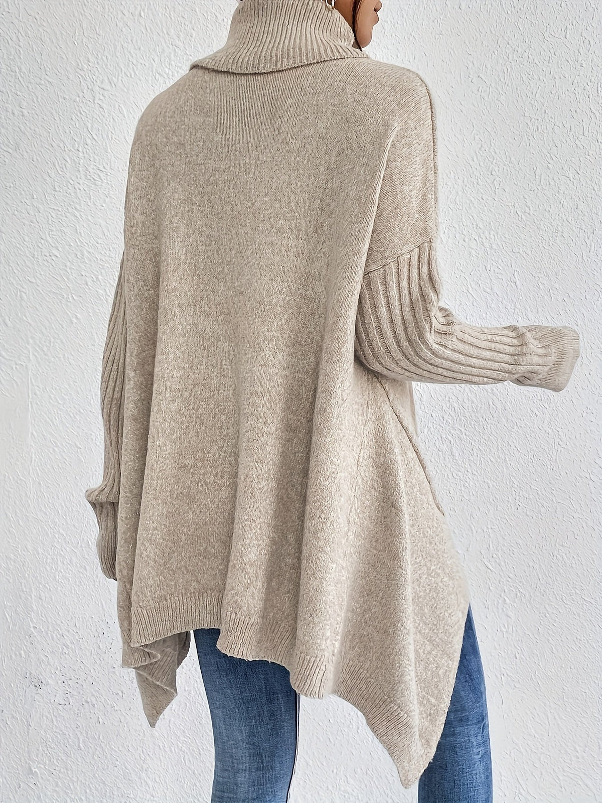 Ersilia | Maglione Oversize con Collo Alto – Lucia Toscana