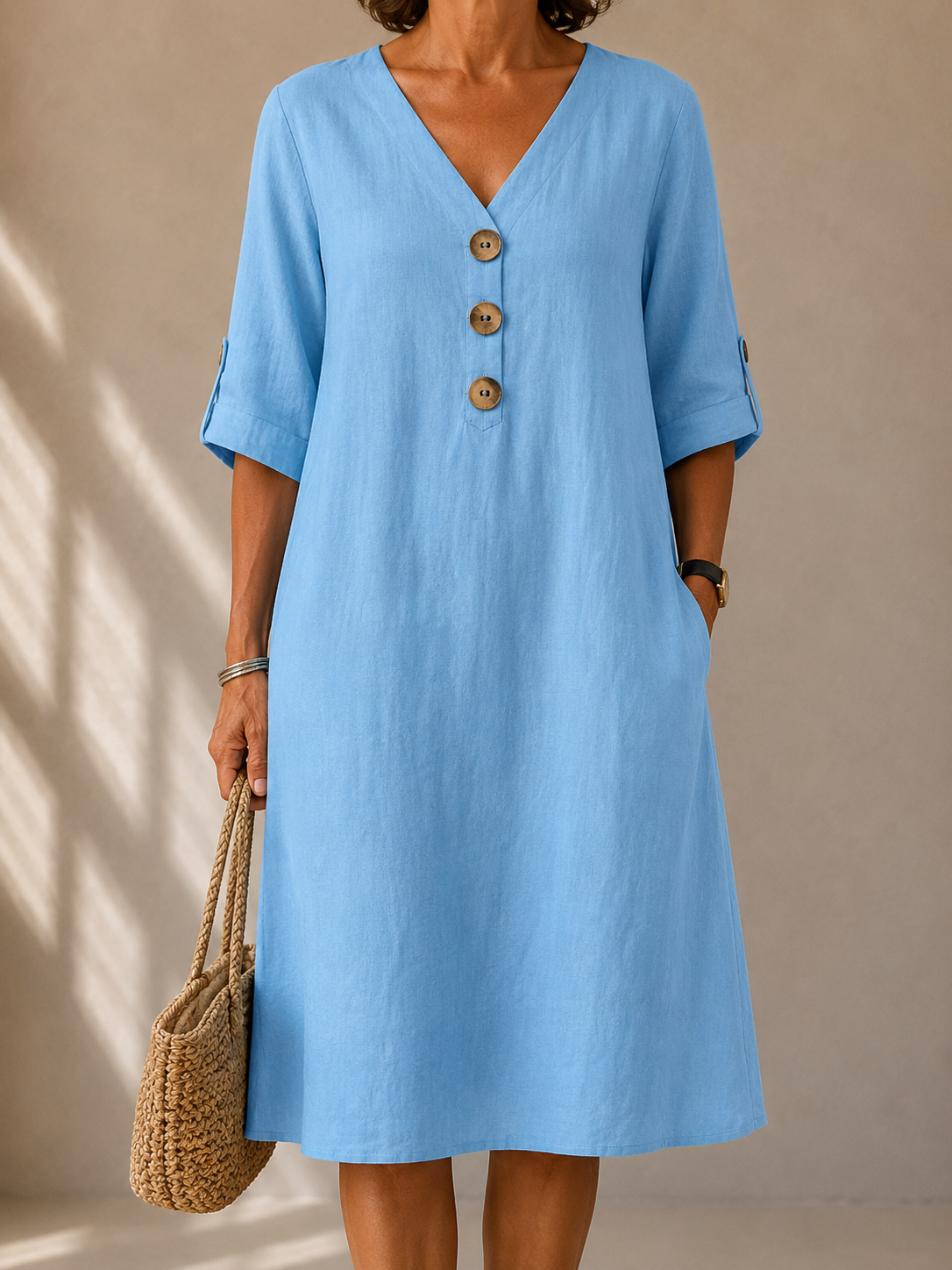 Camila | Buttoned Shirt Dress