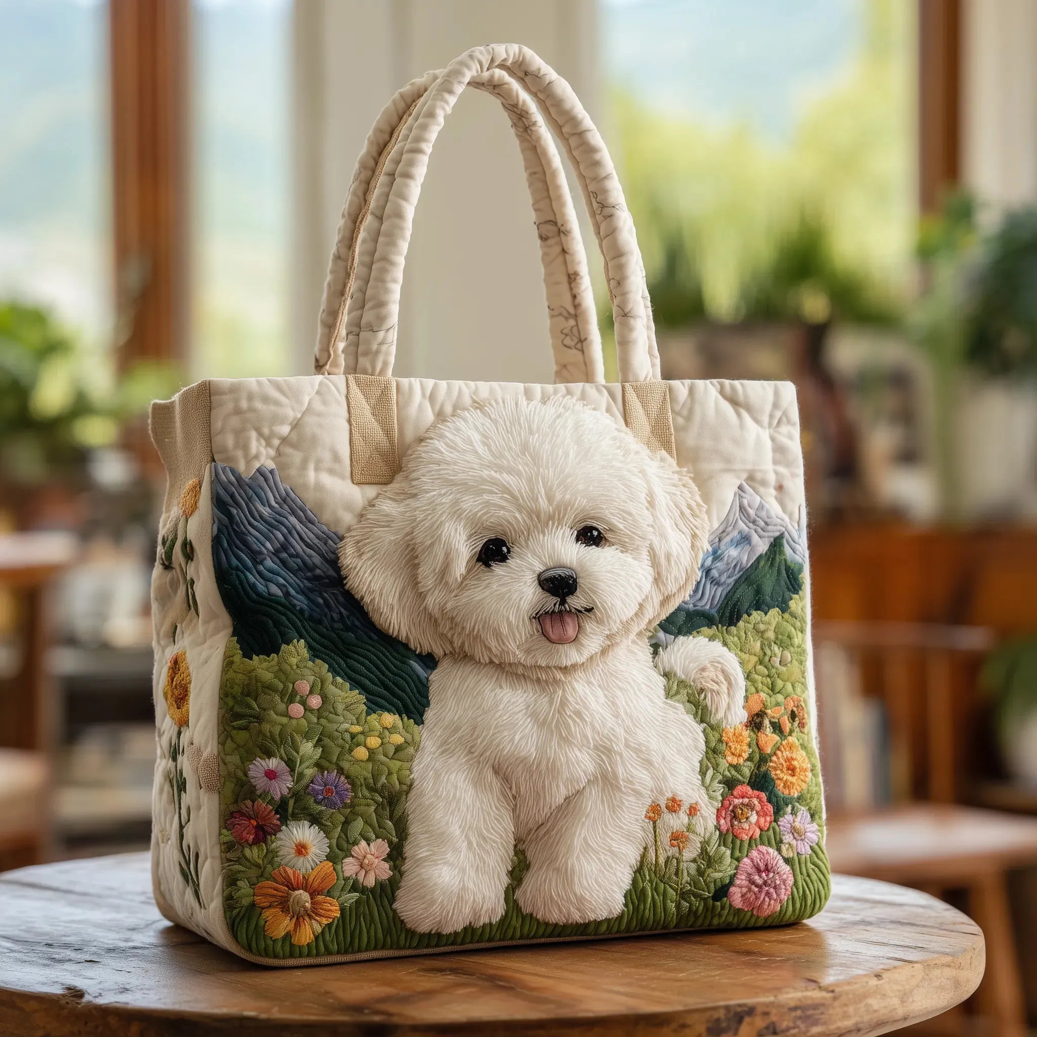 Sacca Artigianale Matelassé - Cane Incantevole
