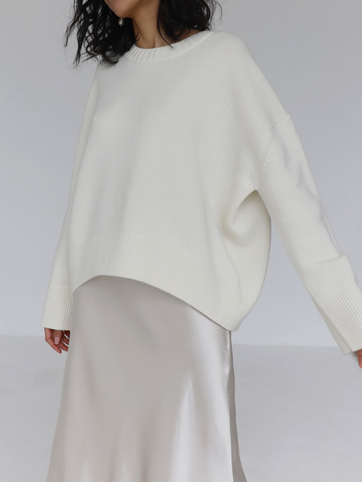 Heidi | Maglione Oversized Relaxed con Collo a Giro