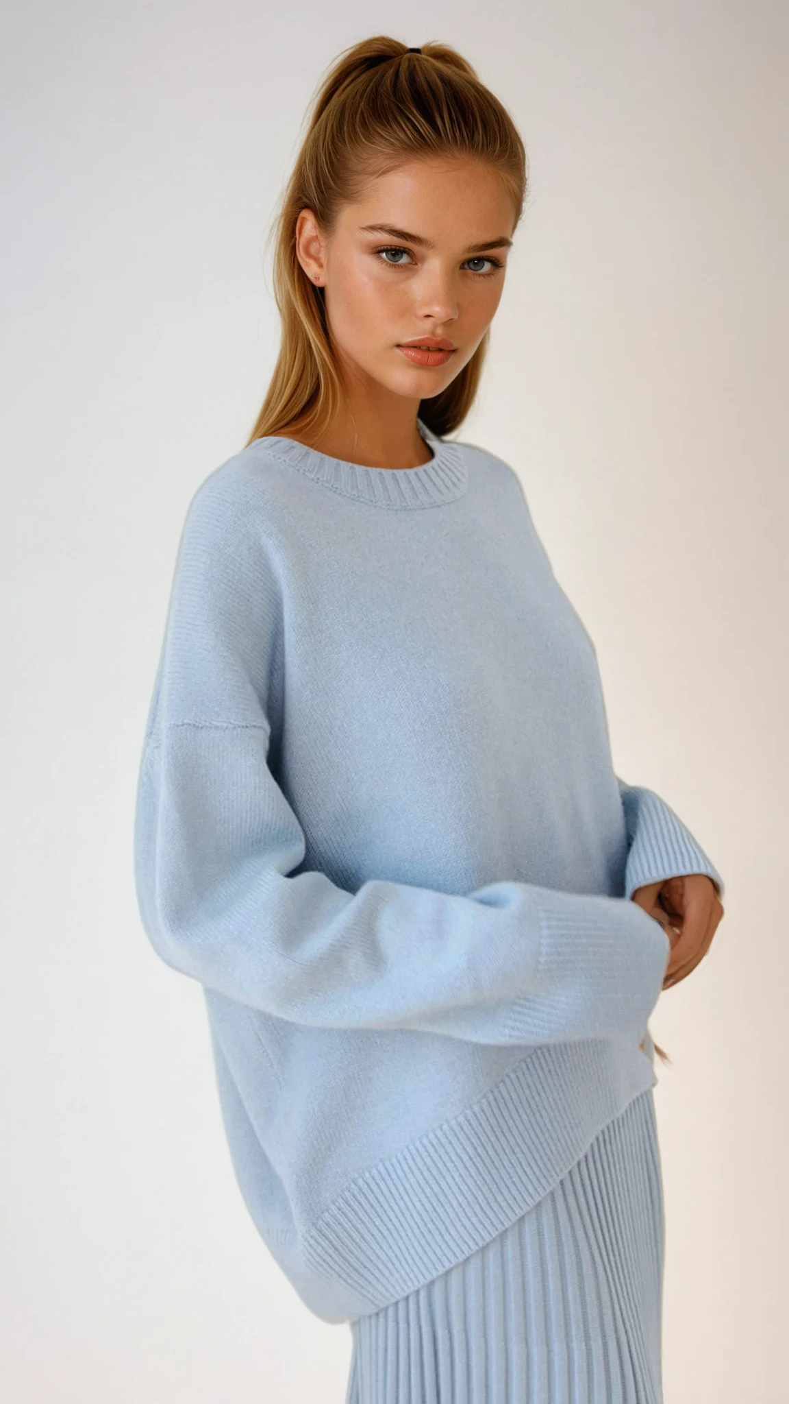 Heidi | Maglione Oversized Relaxed con Collo a Giro