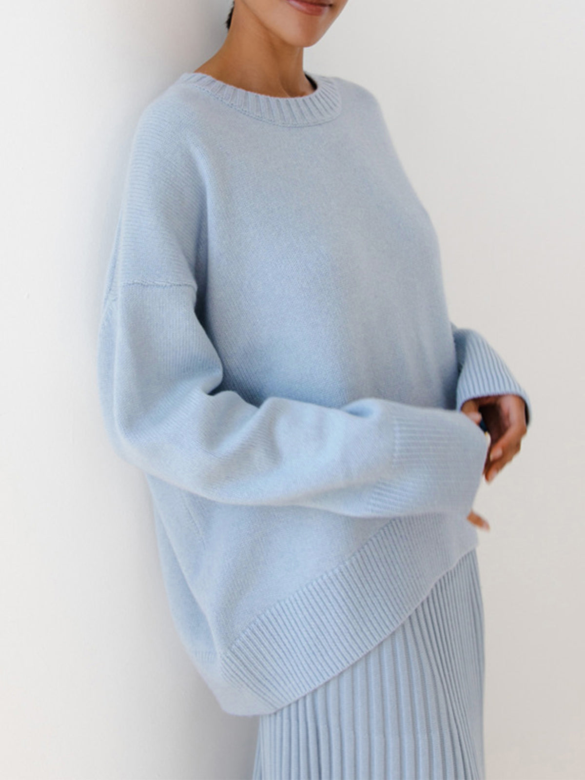 Heidi | Maglione Oversized Relaxed con Collo a Giro