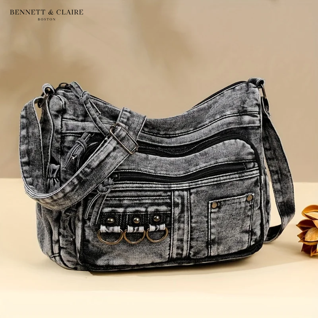 Borsa a tracolla in denim Debra™