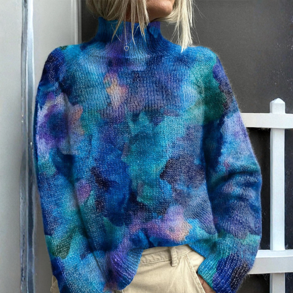 Celeste | Maglione Con Collo Alto Confortevole