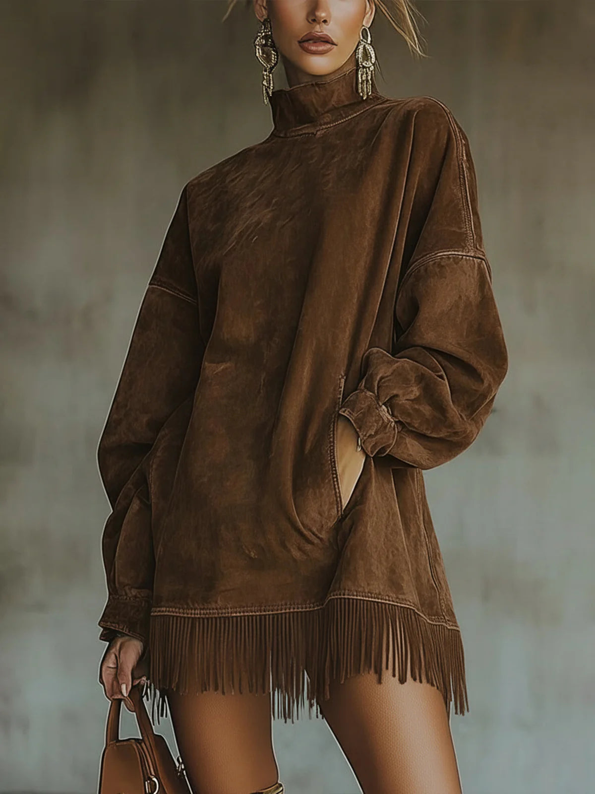 Abito in Suede con Frange Natalia™