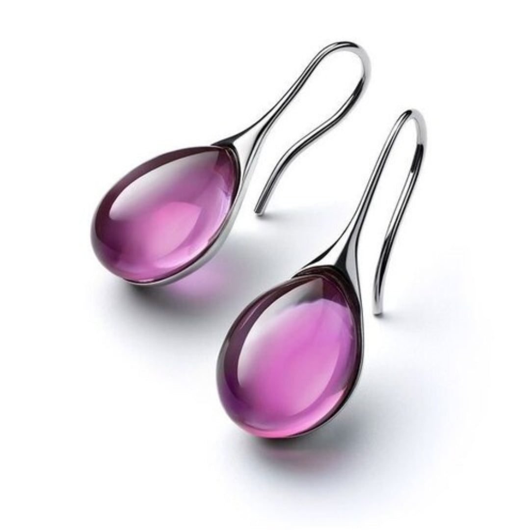 Orecchini Appesi Chic con Cristalli