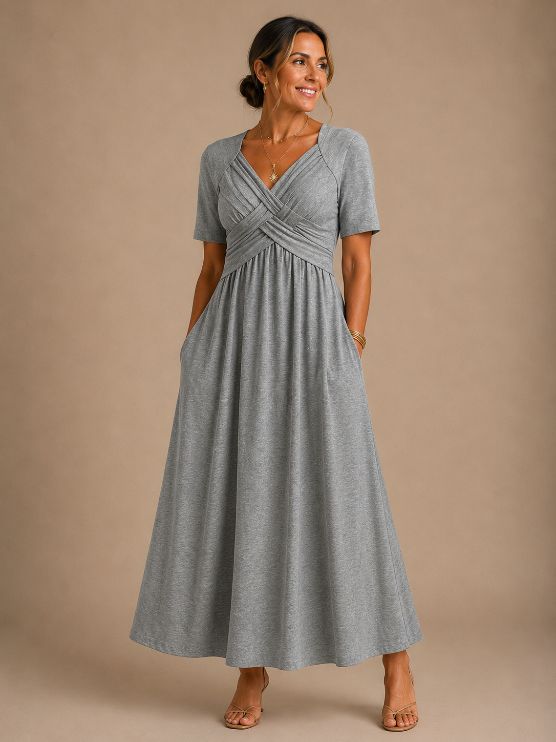 Angeli™ |  Abito Midi Elegante