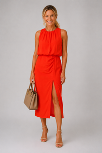 Nicole | Elegant Summer Dress with Slit