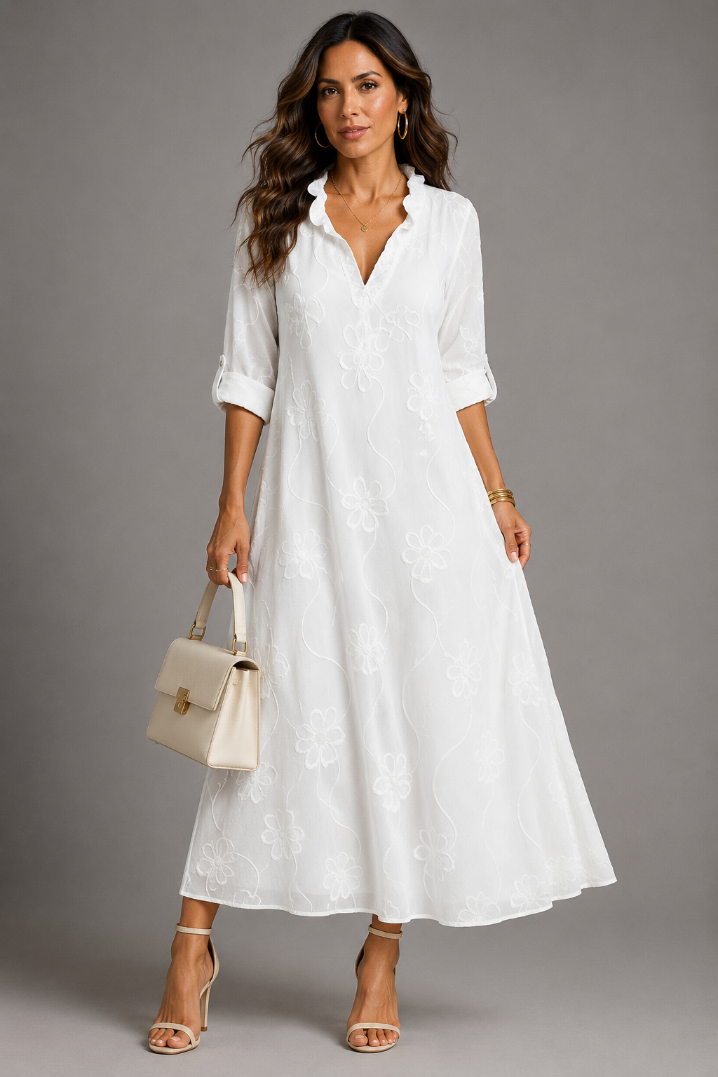 Ambre | Figure-flattering Floral Summer Dress