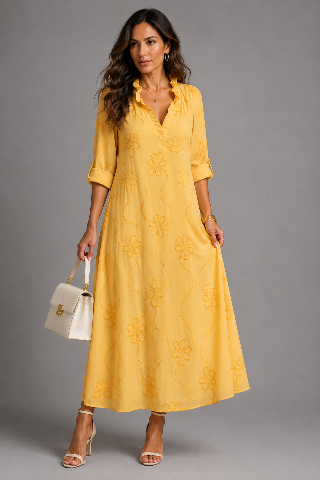 Ambre | Figure-flattering Floral Summer Dress