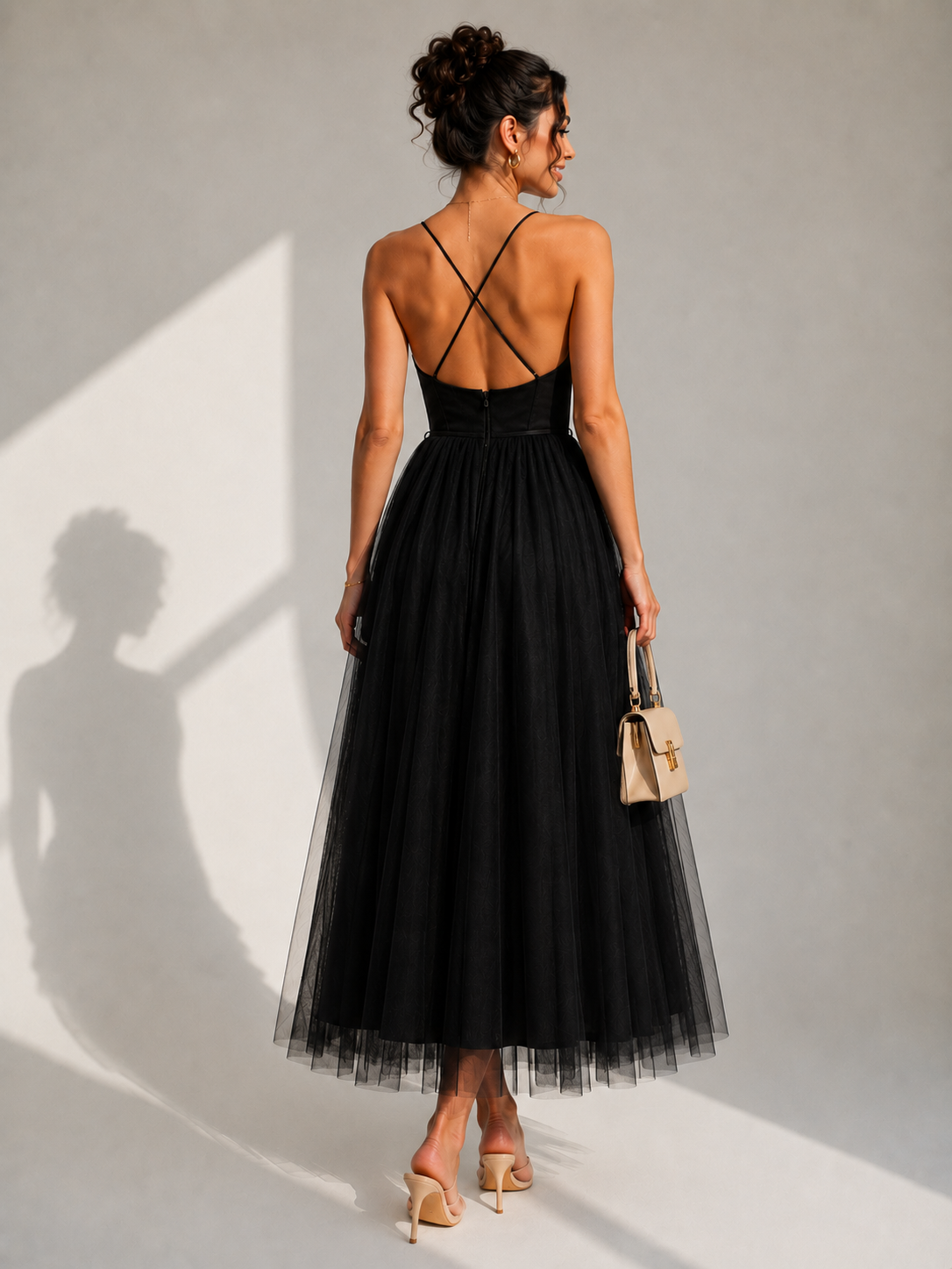 Mila | Abito Midi con Corpetto a Bustier – Lucia Toscana
