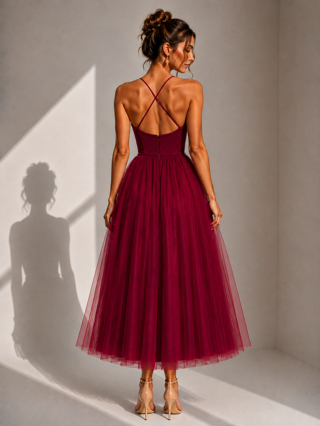 Mila | Abito Midi con Corpetto a Bustier – Lucia Toscana