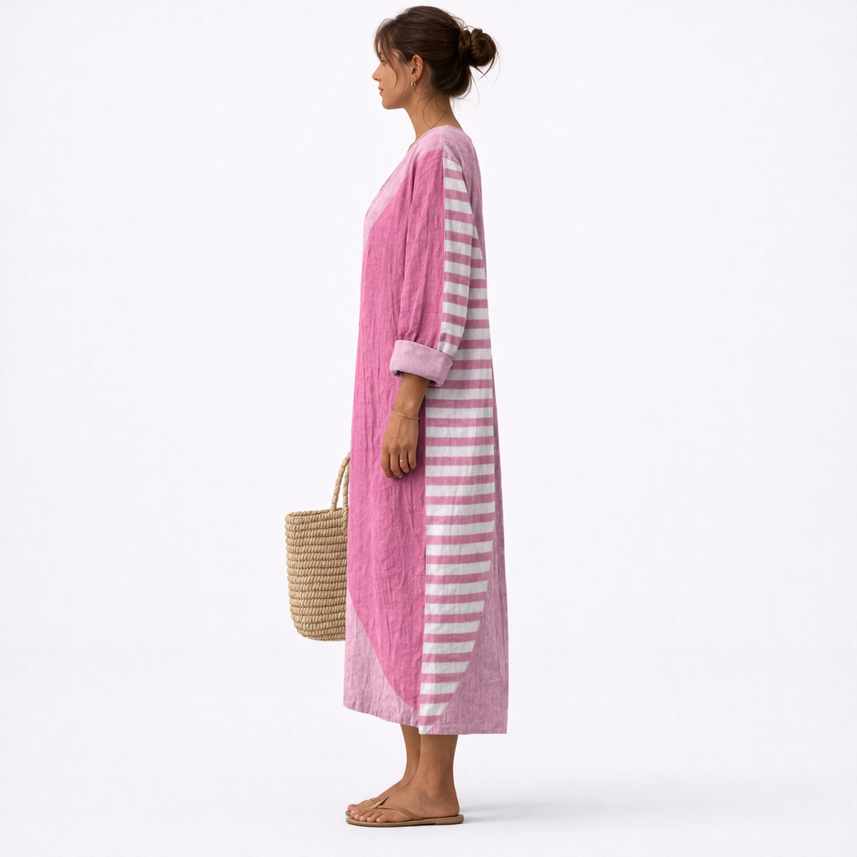 Abito moderno Maya con stampa astratta