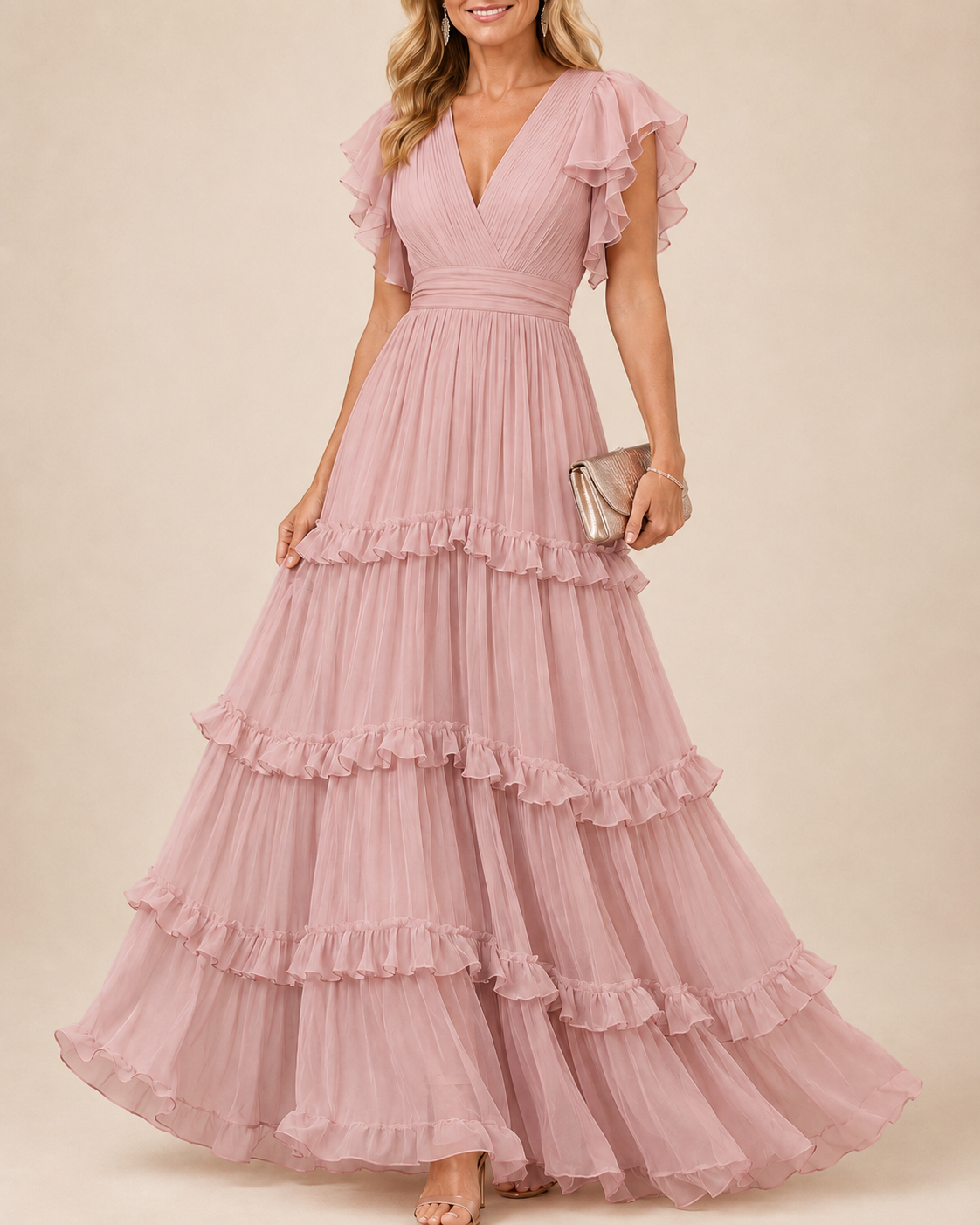 Rosalind | Elegante Abito Maxi da Sposa