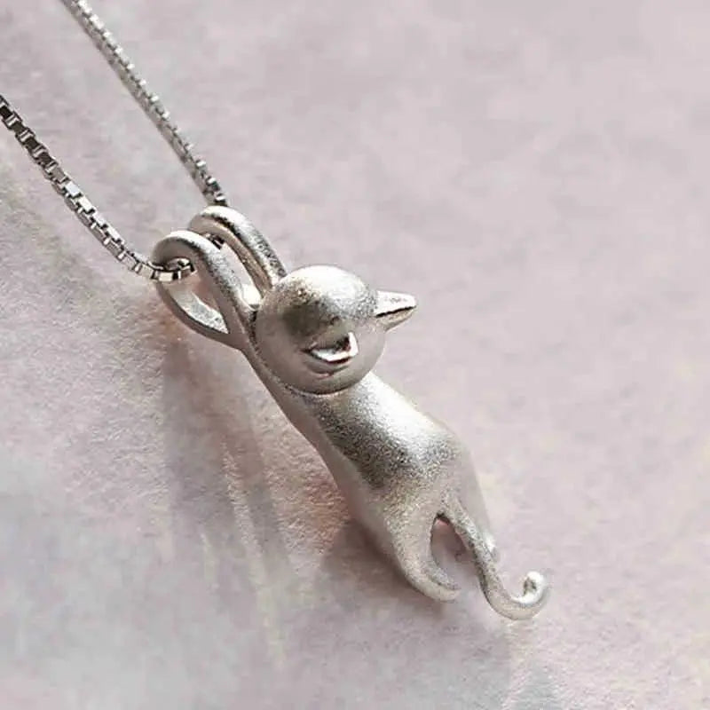 Collana Allegra con un Gattino d'Argento 925