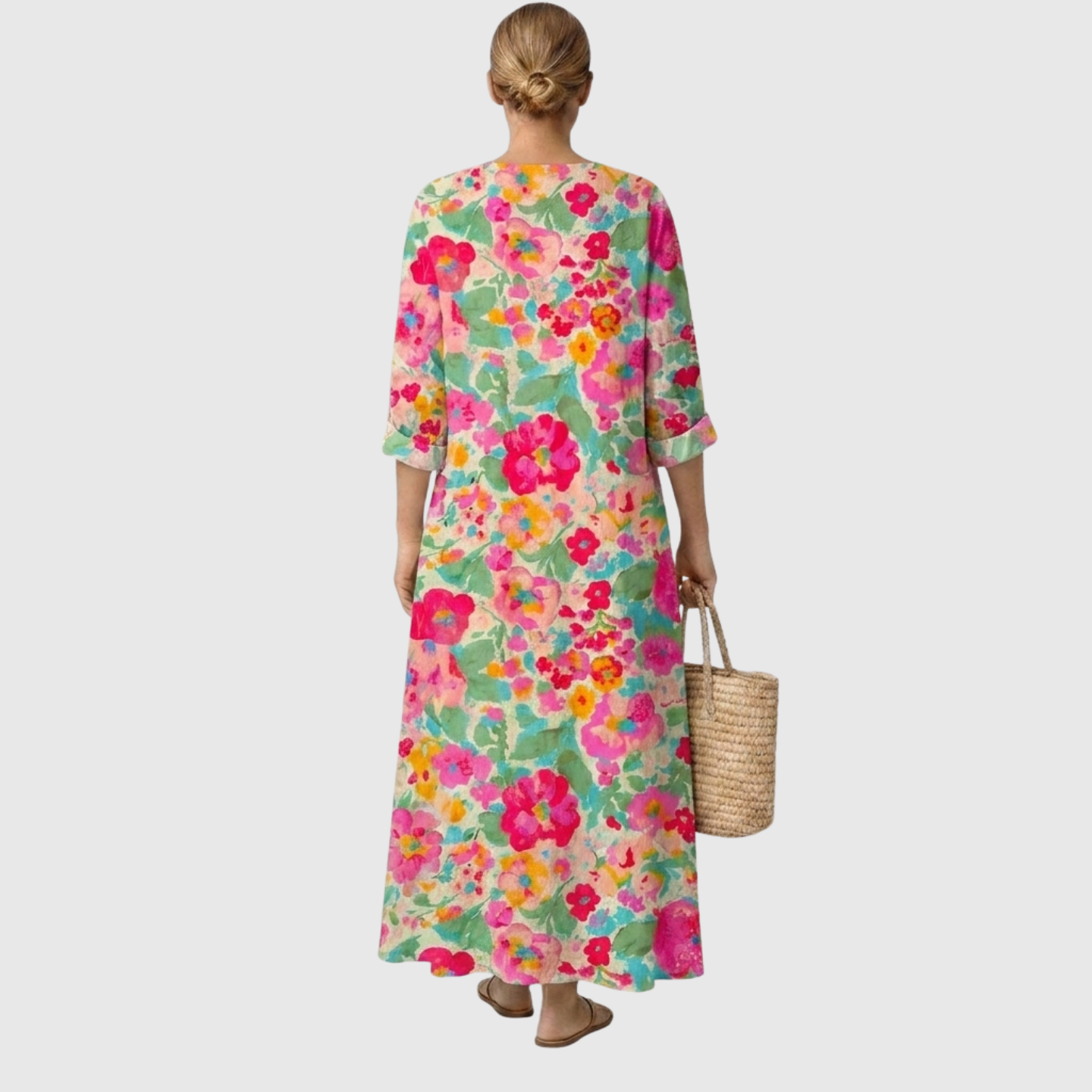 Rosa™ | Vestito Floreale Elegante