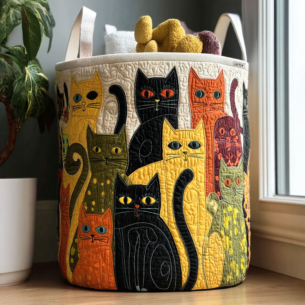 Cat | Cesto per la Biancheria Artigianale