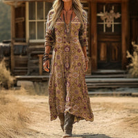 Mackenzie - Vestito in Stile Bohemien Relaxato
