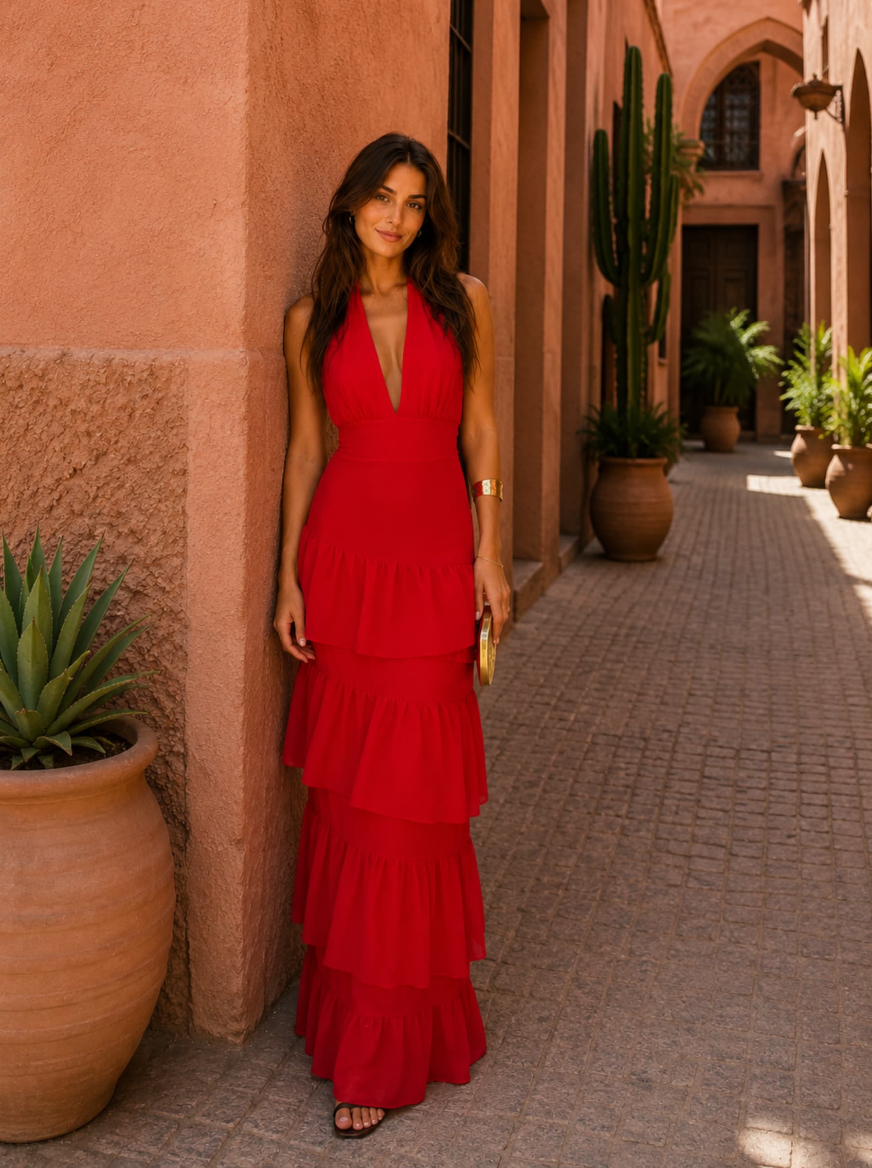 Vestito Manila in rosso