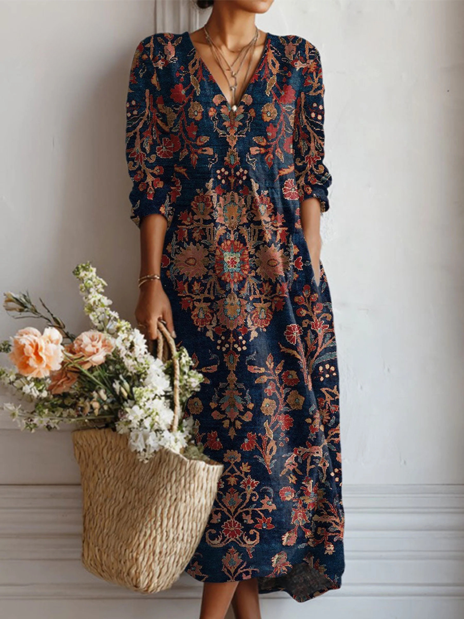 Alessia™ | Abito Boho Lungo