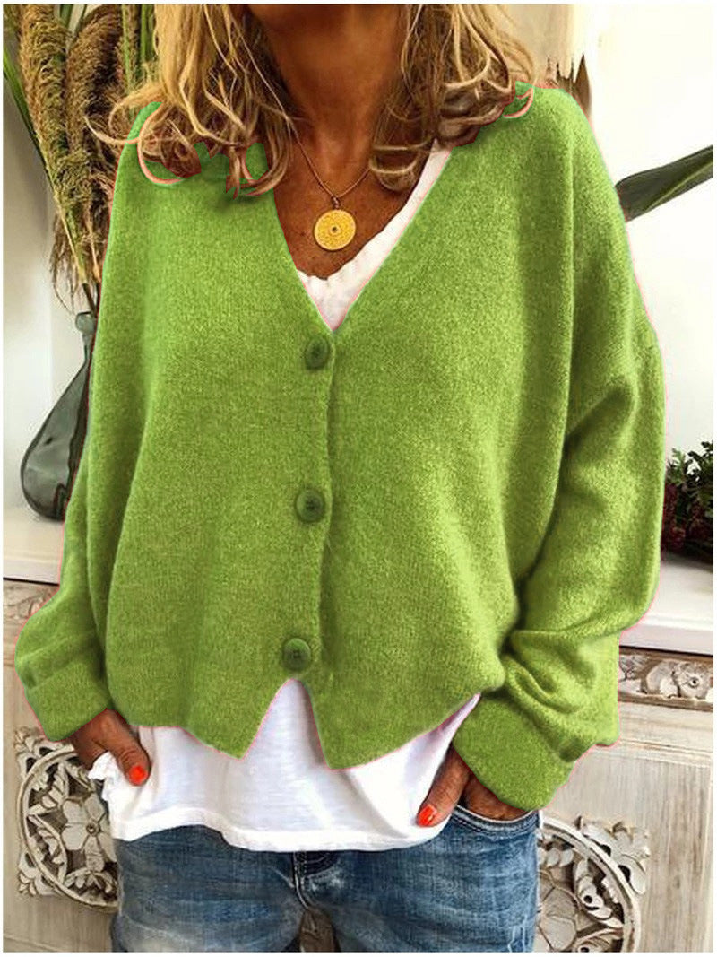 Cardigan in Maglia Relaxed Fit Comfortabel