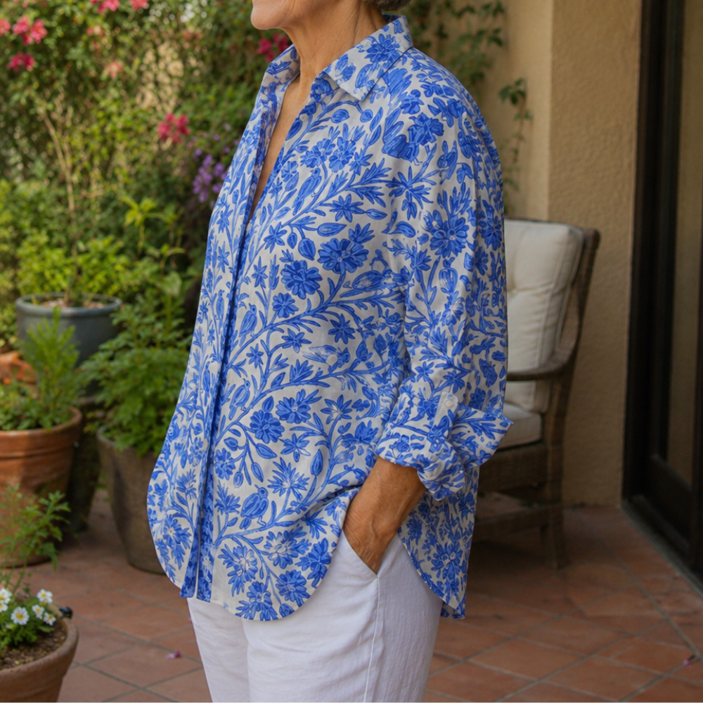 Fiona | Blusa Primavera Giardino