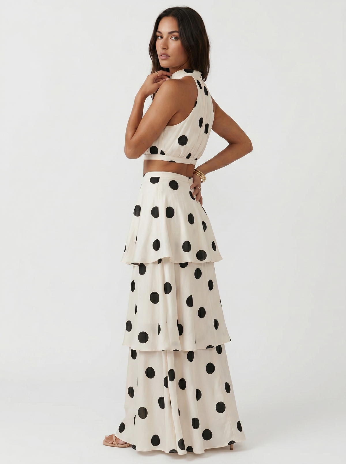 Marbella Pois | Completo Top e Gonna a Pois