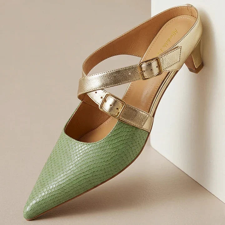 Zelle | Mules in Pelle Vera
