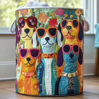 Cani Felici | Cesto da Lavanderia Artigianale