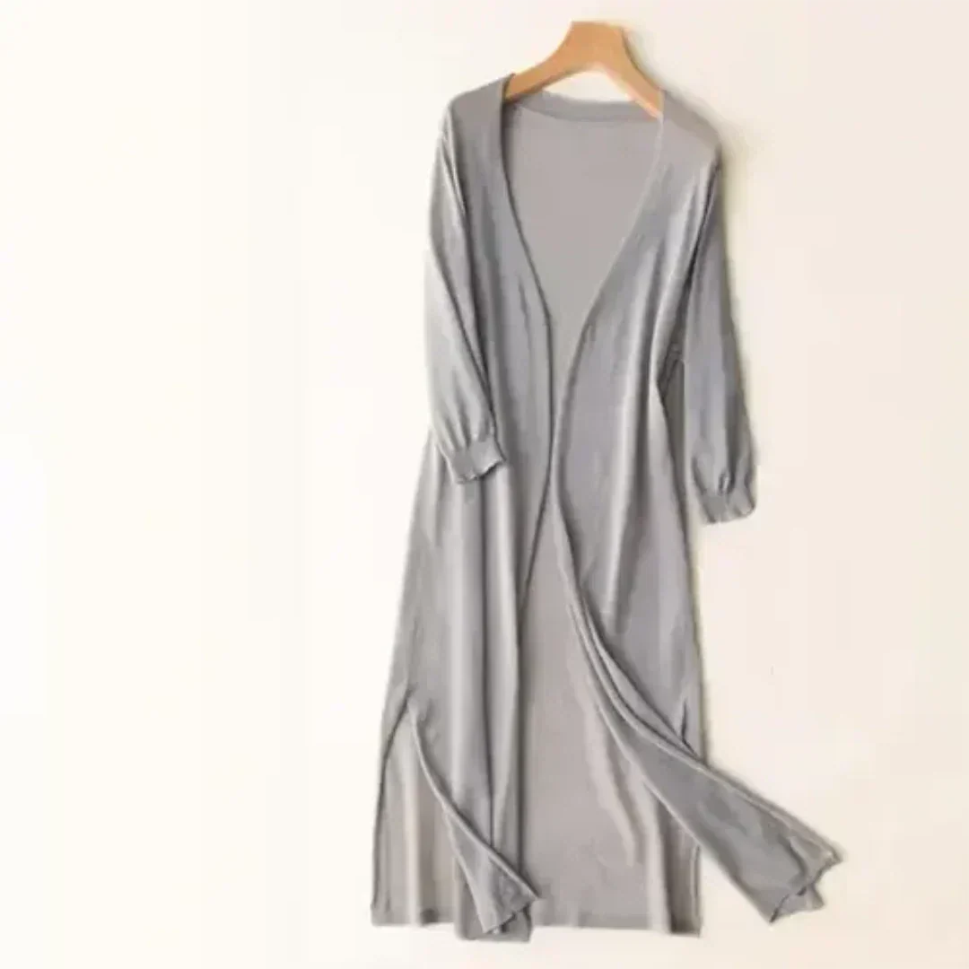 Cardigan lungo leggero ed elegante per donne