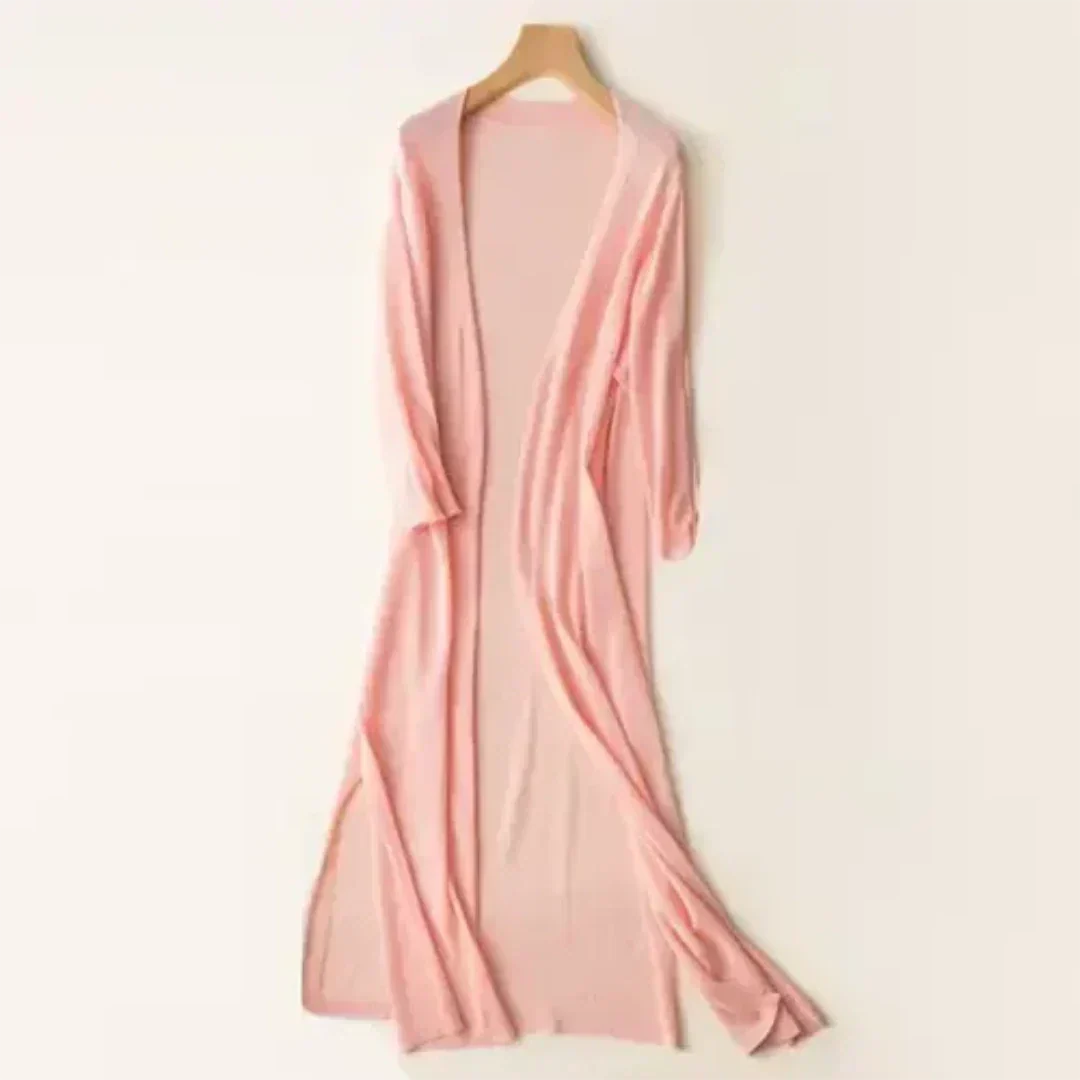 Cardigan lungo leggero ed elegante per donne