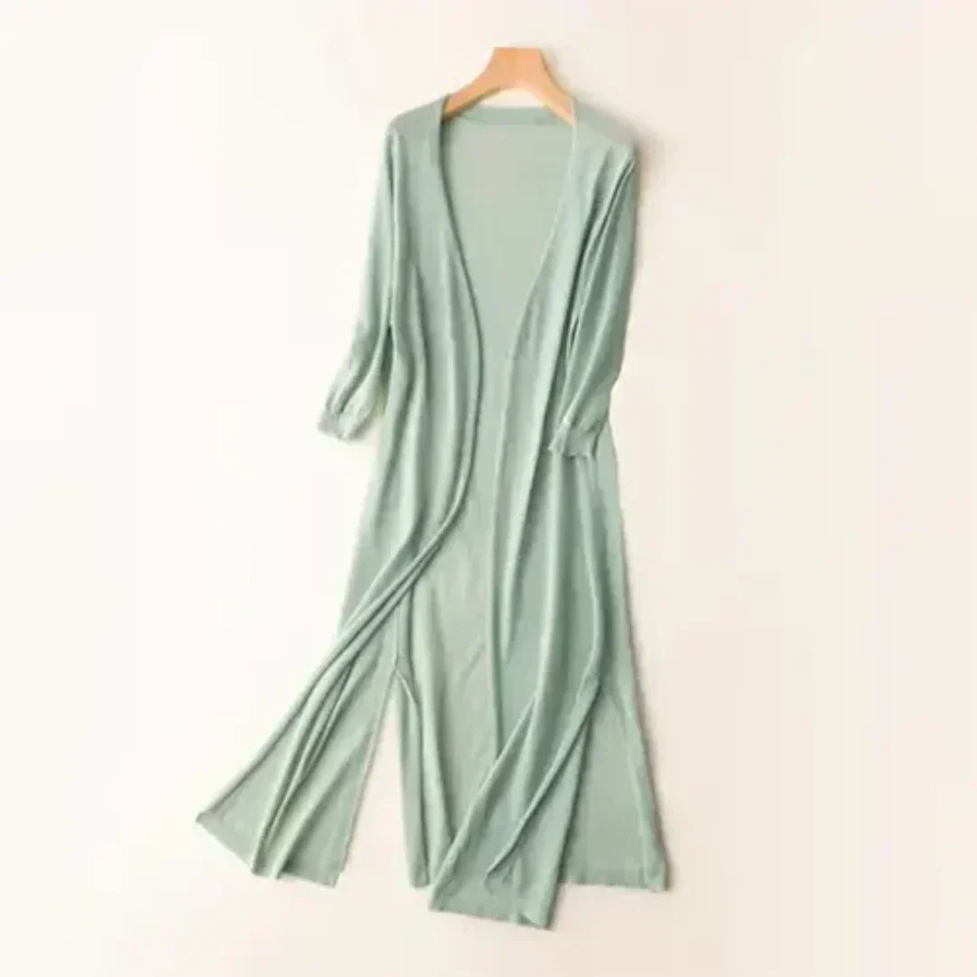 Cardigan lungo leggero ed elegante per donne