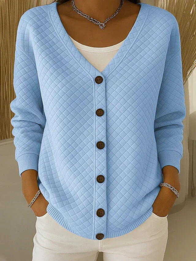 Laverne | Cardigan imbottito con bottoni frontali