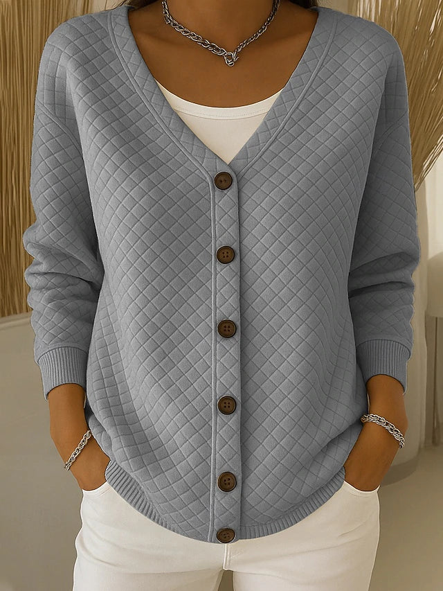 Laverne | Cardigan imbottito con bottoni frontali