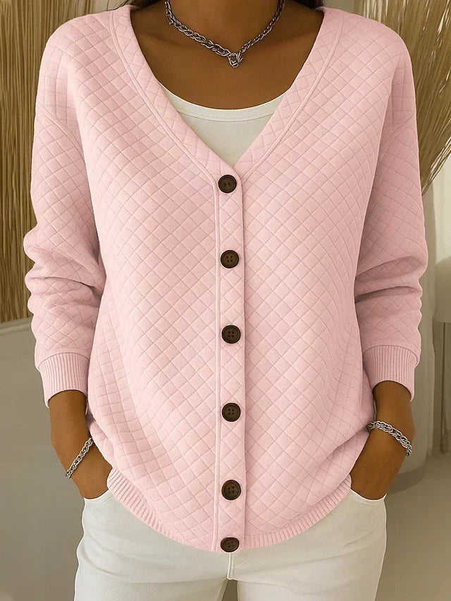 Laverne | Cardigan imbottito con bottoni frontali