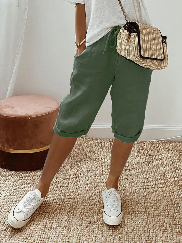 Laluna | Pantaloni Corti da Donna in Cotone