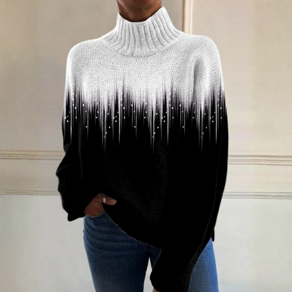 Francesca | Maglione Elegante con Collo Alto