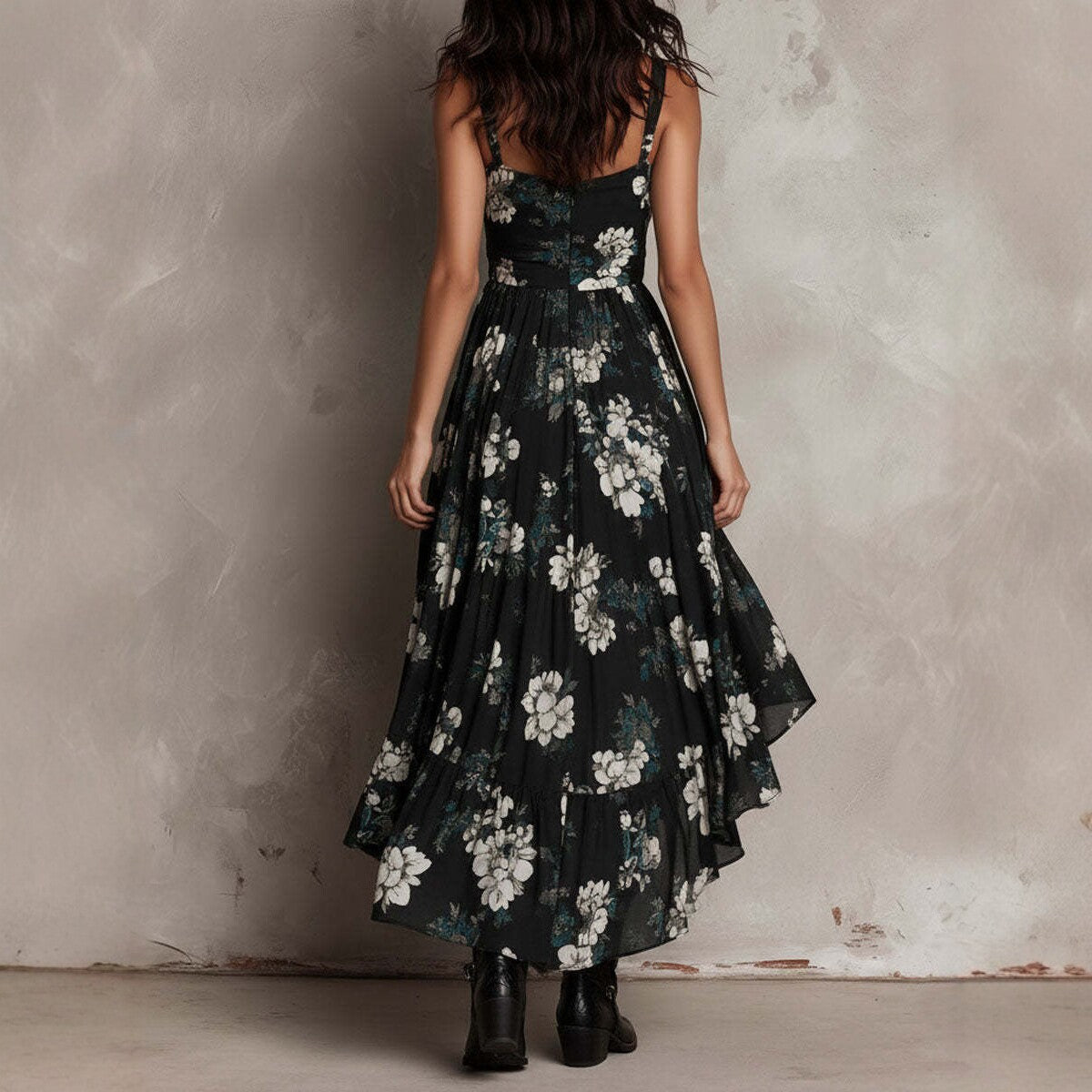 Loretta | Vestito Floreale Hi-Low
