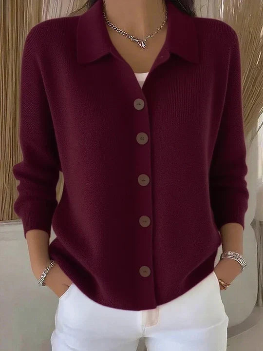 Josephine | Cardigan con bottoni e colletto