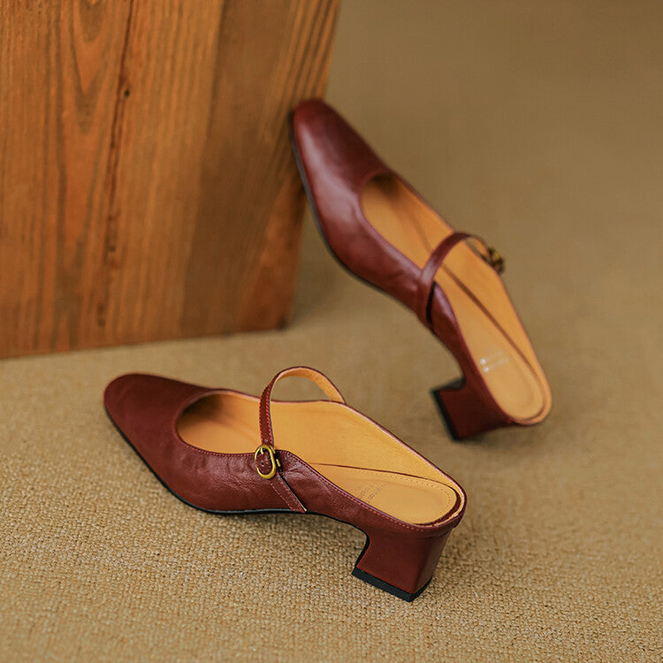 Vian | Mules in Pelle Vera