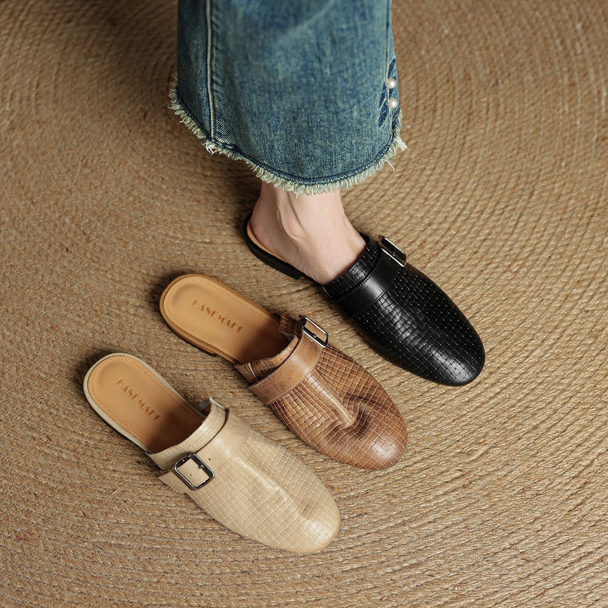 Emrie | Mules in Pelle Vera