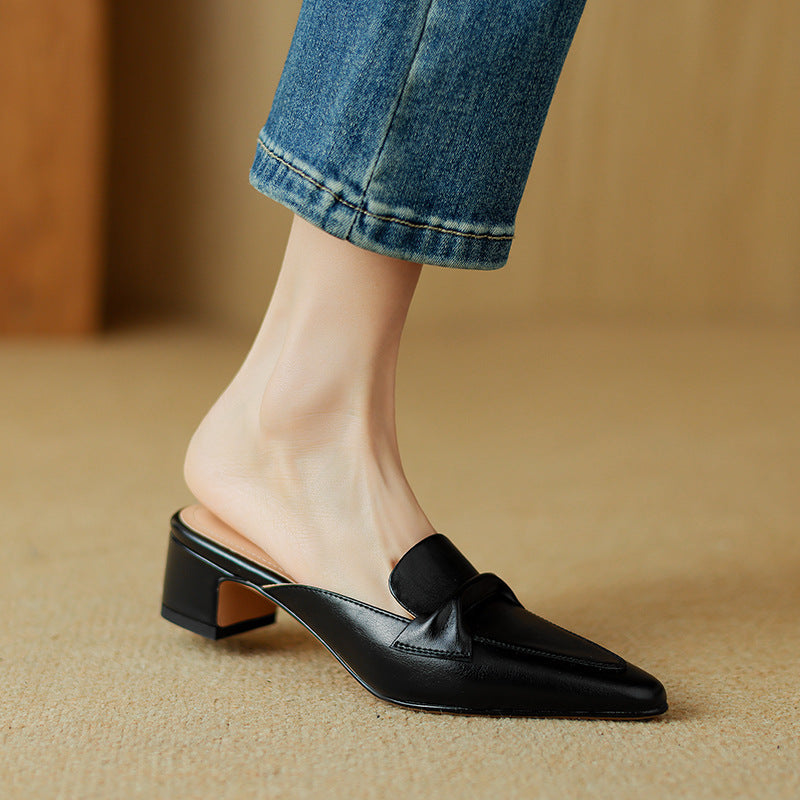 Erlen | Mule in Pelle Vera
