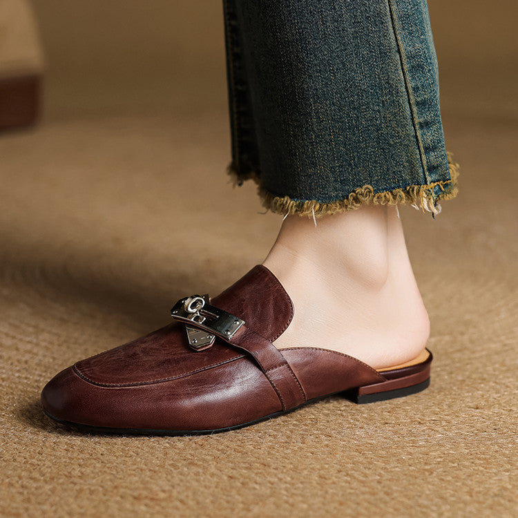 Carla | Mule in Pelle Vera