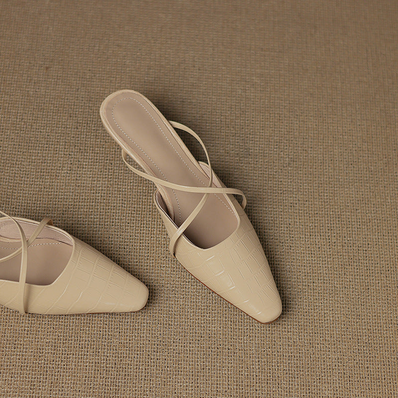 Mire | Mule in Pelle Vera